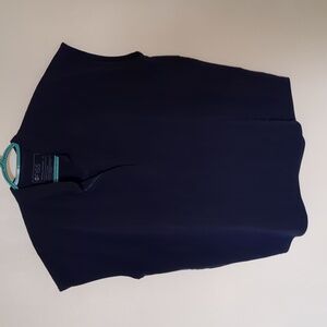 Figs Rafaela Oversized Scrub Top - M / Navy